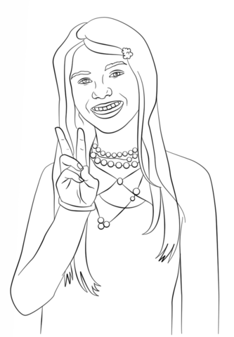 Lola Martinez Coloring Page